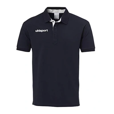 Image of Uhlsport Uhlsh Men Essential Prime Polo Shirt Men&#039;s Poloshirt Black/White, XXX Large