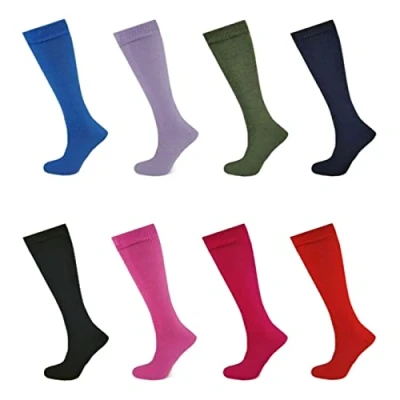 Image of 6 Pairs of Ladies Thick Winter Warm Thermal Wool Blend Wellington Welly Socks [4 7 UK]