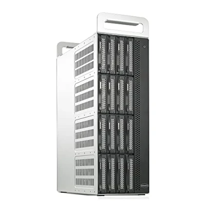 Image of TERRAMASTER D16 Thunderbolt 3(D16 331) Most Compact Professional Grade 16 Bay Tower Thunderbolt3 Hardware RAID Enclosure Support 0/1/5/6/10/50 External Hard Drive Storage (Diskless)