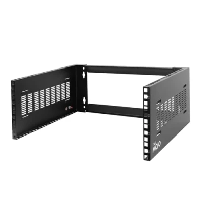 Image of Tecmojo 4U Wall Mount Patch Panel Bracket Network Rack for Shallow Server IT Equipment, 14in Deep (4U)