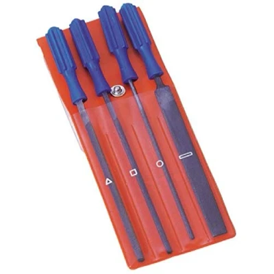 Image of Draper Warding File Set with Handles, 100mm (4 Piece)