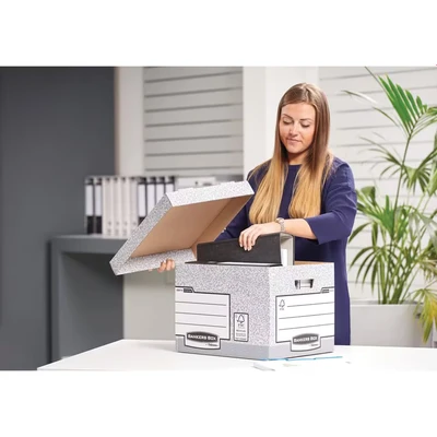 Image of Fellowes Heavy Duty Bankers Box W333xD390xH285mm Standard (10 Pack)