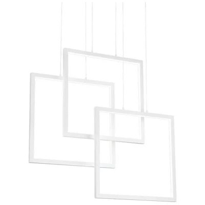 Image of Frame LED Decorative Integrated Pendant Light White, 83000K