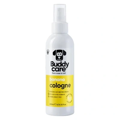 Image of Buddycare Dog Cologne Banana 200ml Refreshing and Scented Refreshes Between Washes