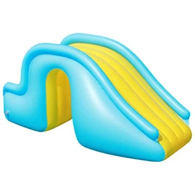 Image of Tumnea Inflatable Water Slide Multicolor Kid&#039;s Summer Swimming Pool &amp; Play Toys Outdoor Living