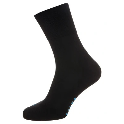 Image of Falke RUN Unisex Light Cushioning Socks, Size: 4 5, Black