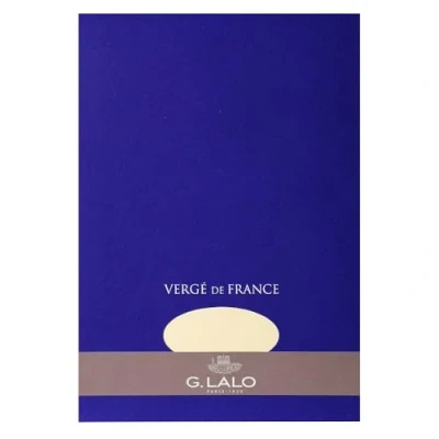 Image of Clairefontaine Ref 12716L G.Lalo Plain Laid Paper Sheets (Pad of 50) A4 (210 x 297mm) Sized, 100gsm 25% Cotton Paper, Vergé de France, PEFC Certified Ivory