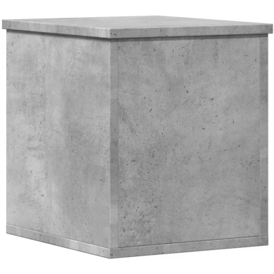 Image of vidaXL Storage Box Concrete Grey 30x35x35 cm Engineered Wood