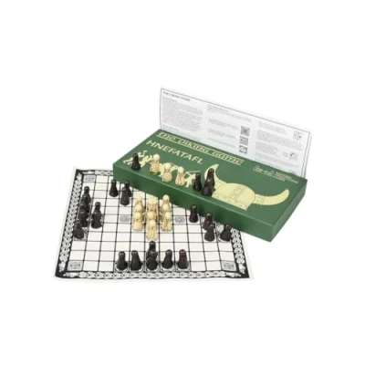 Image of Hnefatafl Board Game Viking Chess Set The Masters Edition with Cloth and Detailed Resin Pieces Two Player Strategy