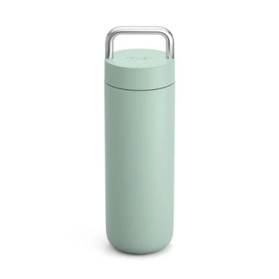 Image of Fellow 20 oz Carter Carry Vacuum Insulated Tumbler for Water, Tea, Coffee, Smoothies, &amp; More Stainless Steel Keeps Heat 12 Hours/Stays Cold 24 Hours Leak Proof Seal Slim Width Mint Chip