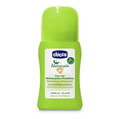 Image of Chicco Zanzano Natural Roll On, Refreshing and Protective 60ml