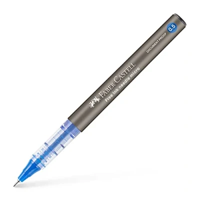 Image of Faber Castell Roller Free Ink Needle 0.5 blue