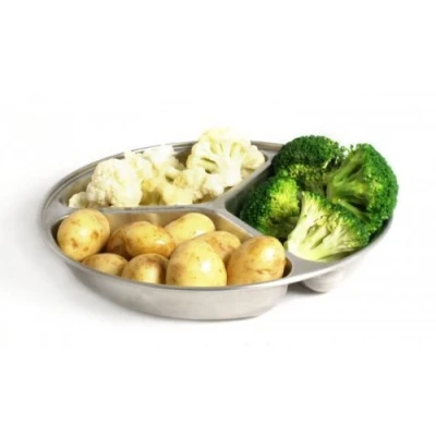 Image of Zodiac 13381 Round Vegetable Dish 25 cm/10&quot; 3 Division