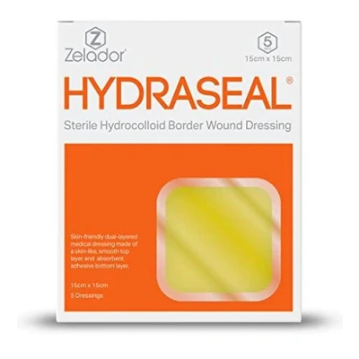 Image of Hydrocolloid Dressing Large Size Selection (15x15cm x 5)