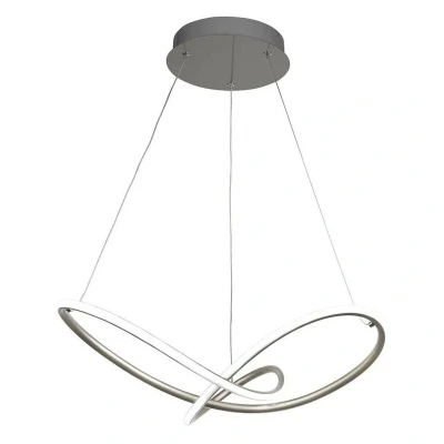 Image of Magic Pendant Satin Silver Metal