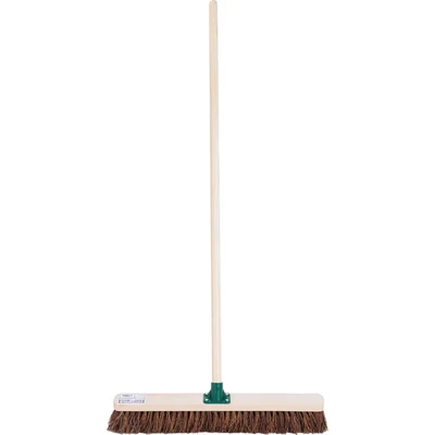 Image of Cotswold 24&quot; Stiff Bassine Broom with 48&quot; Wooden Handle