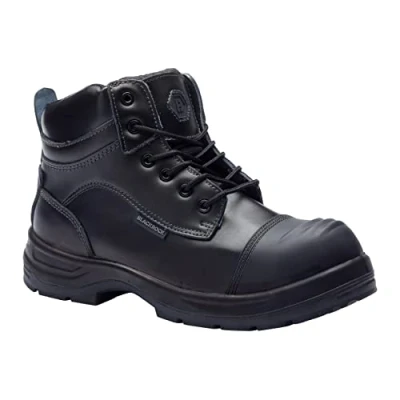 Image of Blackrock Lincoln S3 Fully Waterproof Non Metallic Leather Safety Work Boot with Metatarsal Protection, Composite Toe Cap and Protective Midsole, Ankle Support Size 9