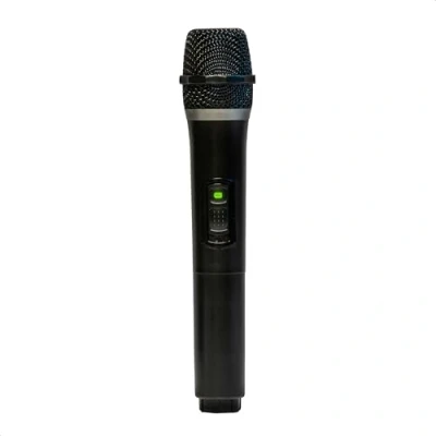 Image of Ibiza PORTUHF HAND Micro handheld black UHF 863 MHz Battery operated Wireless Long range headband