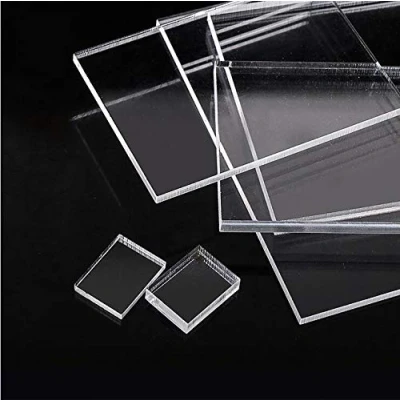 Image of Perspex Acrylic Sheet Cut To Size Clear Panel Laser Plastic Extrude 1mm 610mm x