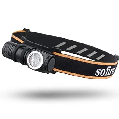 Image of Sofirn HS10 Powerful Head Torch,Super Bright Mini Headlamp, LH351D LED with 1100 Lumen, Waterproof IPX 8 Tool Light,Ideal for Running, Fishing, Camping, Hiking