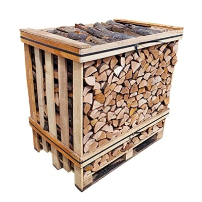 Image of 1.2CBM Crate Premium Kiln Dried Firewood Hardwood Logs Ready to Burn &amp; Below 20% Moisture Content Suitable for Wood Burning Stoves Open Fires Pizza Ovens Fire Pits Chimeneas Camping Holidays