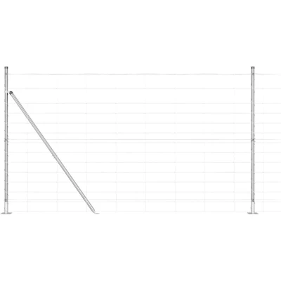 Image of Field Fence 1.4x50 m Galvanized Steel Vidaxl