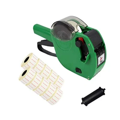 Image of Panther™ PL 2612 Date Coding Gun Starter Pack with 15,000 White Peelable &#039;Best Before&#039; Labels Red Text