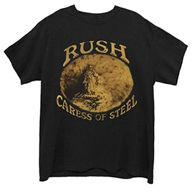 Image of Rush Caress of Steel Official Tee T Shirt Mens Unisex (X Large)