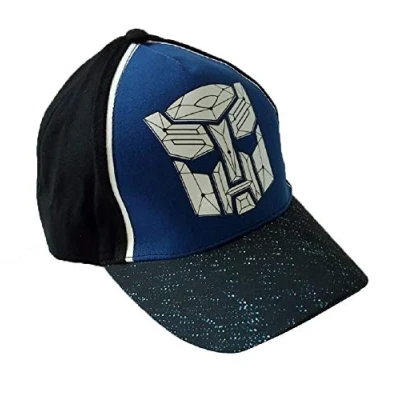 Image of Transformers Autobot Kappy Baseball Cap for Kids Boys 100% Cotton (Blue/Black) Black XS