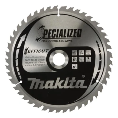 Image of Makita B 64630 TCT Efficut Saw Blade 260x30x45T