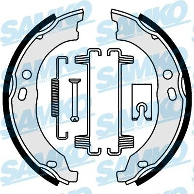 Image of 4141N5 Handbrake Shoes LPR 01003 CITROËN: Relay II Van, FIAT: Ducato III Platform / Chassis, PEUGEOT: Boxer Van