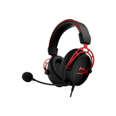 Image of HyperX Cloud Alpha Gaming Headset with In line volume control