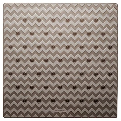 Image of Sealskin Leisure Anti Slip Mat, PVC, Grey, 53 x 0.3 cm