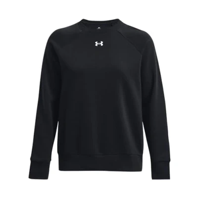 Image of Under Armour Women&#039;s UA Rival Fleece Crew Shirt Black