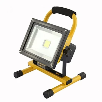 Image of 20W Portable LED Flood Light Cordless Rechargeable IP65 12v Hand Lamp, Work Lights Daylight White 6000k Outdoor Indoor Use