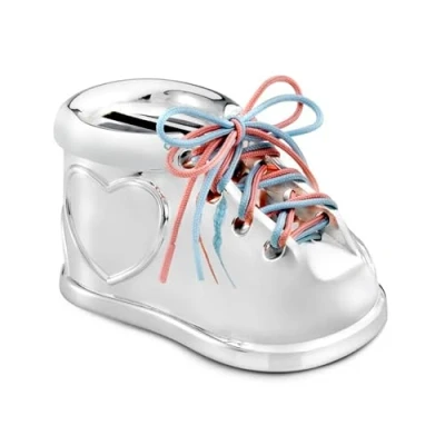 Image of Zilverstad Money Box Shoe silverplated, Silver
