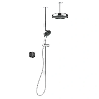 Image of Mira Showers Platinum Digital Smart Shower Chrome Dual Outlet Ceiling Fed Pumped for Low Pressure or Gravity Systems 1.1981.011