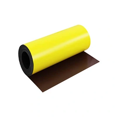 Image of MagFlex® Flexible Matt Yellow Magnetic Sheet for Creating Pictures, Artwork, Signs or Displays 300mm Wide 5m Length
