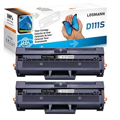 Image of LOSMANN Compatible Toner Cartridge Replacement for Samsung MLT D111S D111L XpressSL M2020 M2020W M2022 M2022W M2021 M2021W M2026 M2026W M2070 M2070W M2070FW M2078W M2070F (Black, 2 Pack)