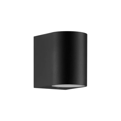 Image of Nordlux Dion Single Wall Lamp IP44 Black