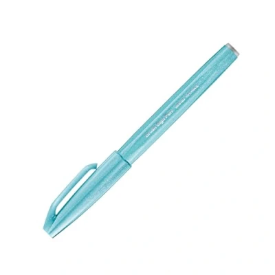 Image of Pentel Brush Sign Pen Pale Blue