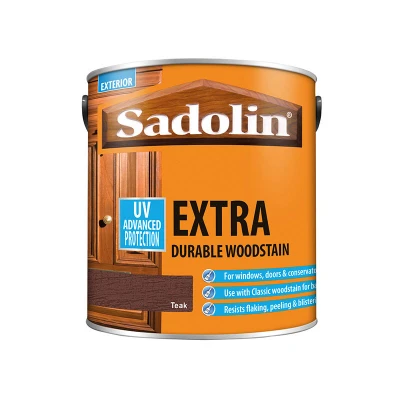 Image of Extra Durable Woodstain Teak 2.5 litre SAD5028535 Sadolin