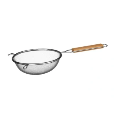 Image of Premier Housewares Sieve with Wooden Handle, 16 cm Stainless Steel