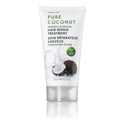 Image of Inecto Pure Coconut Intensely Hydrating Hair Repair Treatment 150 ml