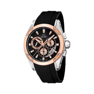 Image of JAGUAR Watch Model J689 / 1 from The Special Edition Collection, 45 mm case with Black Rubber Strap for Men J689/1