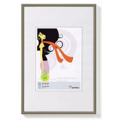 Image of walther Design Picture Frame Steel 21 x 29,7 cm (DIN A4) New Lifestyle Plastic KV130D