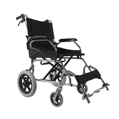 Image of Angel Mobility Lite Lightweight Folding Transit Attendant Compact Travel Wheelchair Chair AMW1863T,