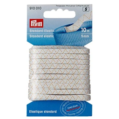 Image of Prym Standard Elastic White, 5 mm, weiß, 10 m