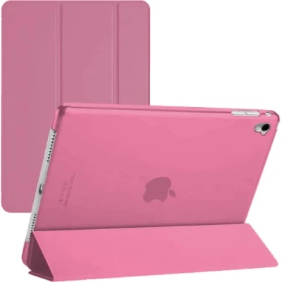 Image of TechDealsUK Smart Case for iPad Pro 10.5 (2017) &amp; Air 3 (2019) A2153, A2123, A2152,A1709, A1701 Magnetic Stand Cover with Automatic Wake/Sleep (Pink)