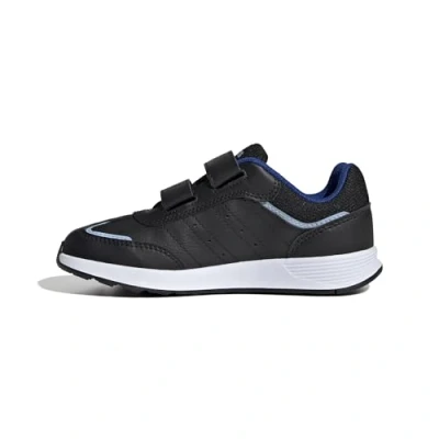 Image of adidas Performance Tensaur Switch Unisex Road running shoes for kids, Size: 1.5, Black/royal blue/clearsky Imitation leather/ textile